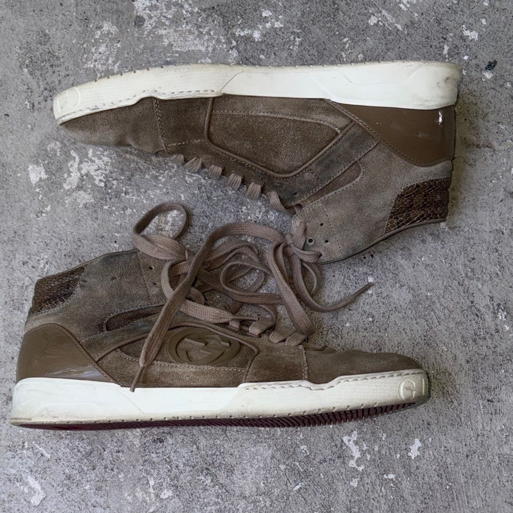 Gucci Prince Nappa Moorea High tops